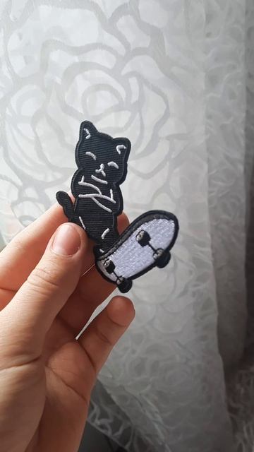 трендовые термонашивки на одежду 🐈⬛✨️
