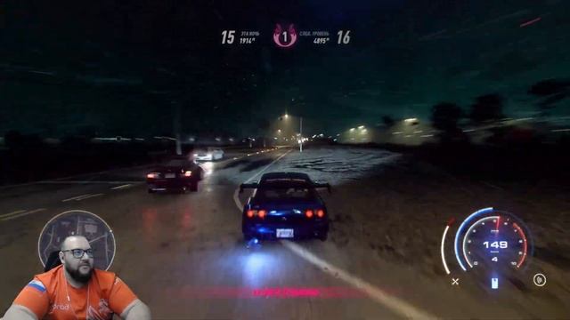 Первые серьезные зарубы с копами...NFS Heat #4