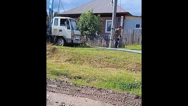 Купил дом. Установка септика.🚜