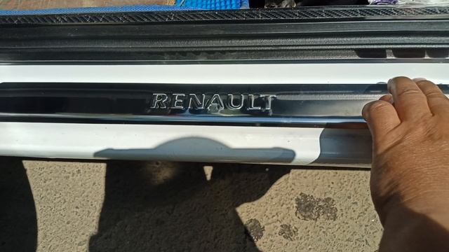Для RENAULT СИМБОЛОВОДОВ👍Накладки на пороги на 1-2 ПОКОЛЕНИЕ(нерж)👍с WB/8.06.2005