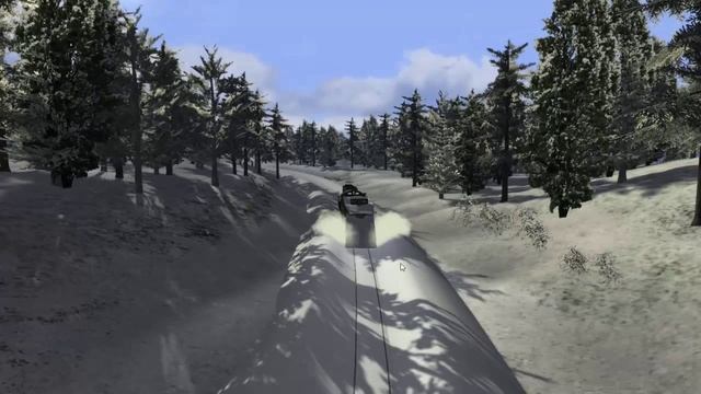 Train Simulator 2016   зима, snov plow очищаем пути