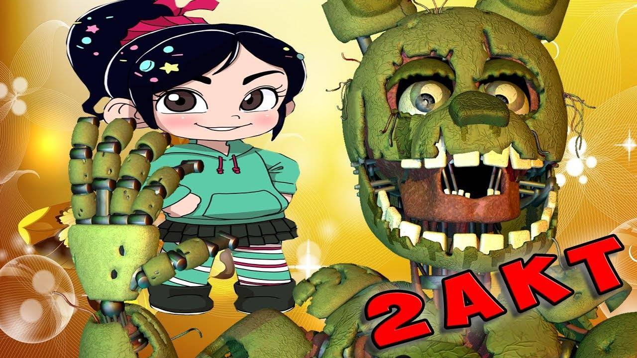 СПРИНГТРАП И ДАЛИЯ ☘ ВСЕ СЕРИИ ВТОРОГО АКТА ))) ☘ SPRINGTRAP AND DELIAH  ☘  FNAF КОМИКС #423
