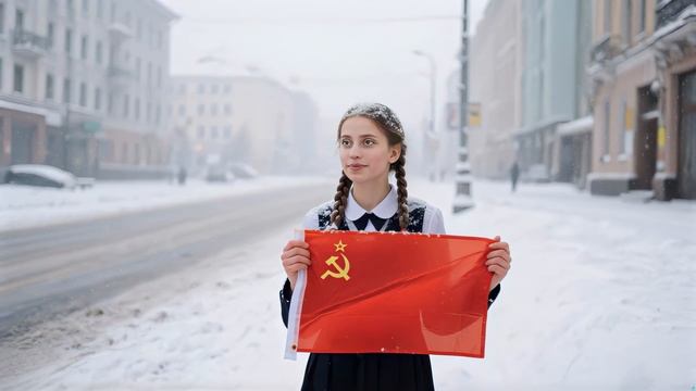 Советская девочка летит на Марс