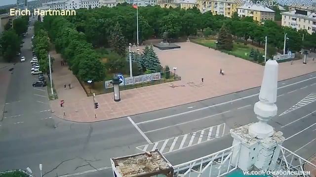 Украина Луганск Анализ видео с места взрыва у Луганск?