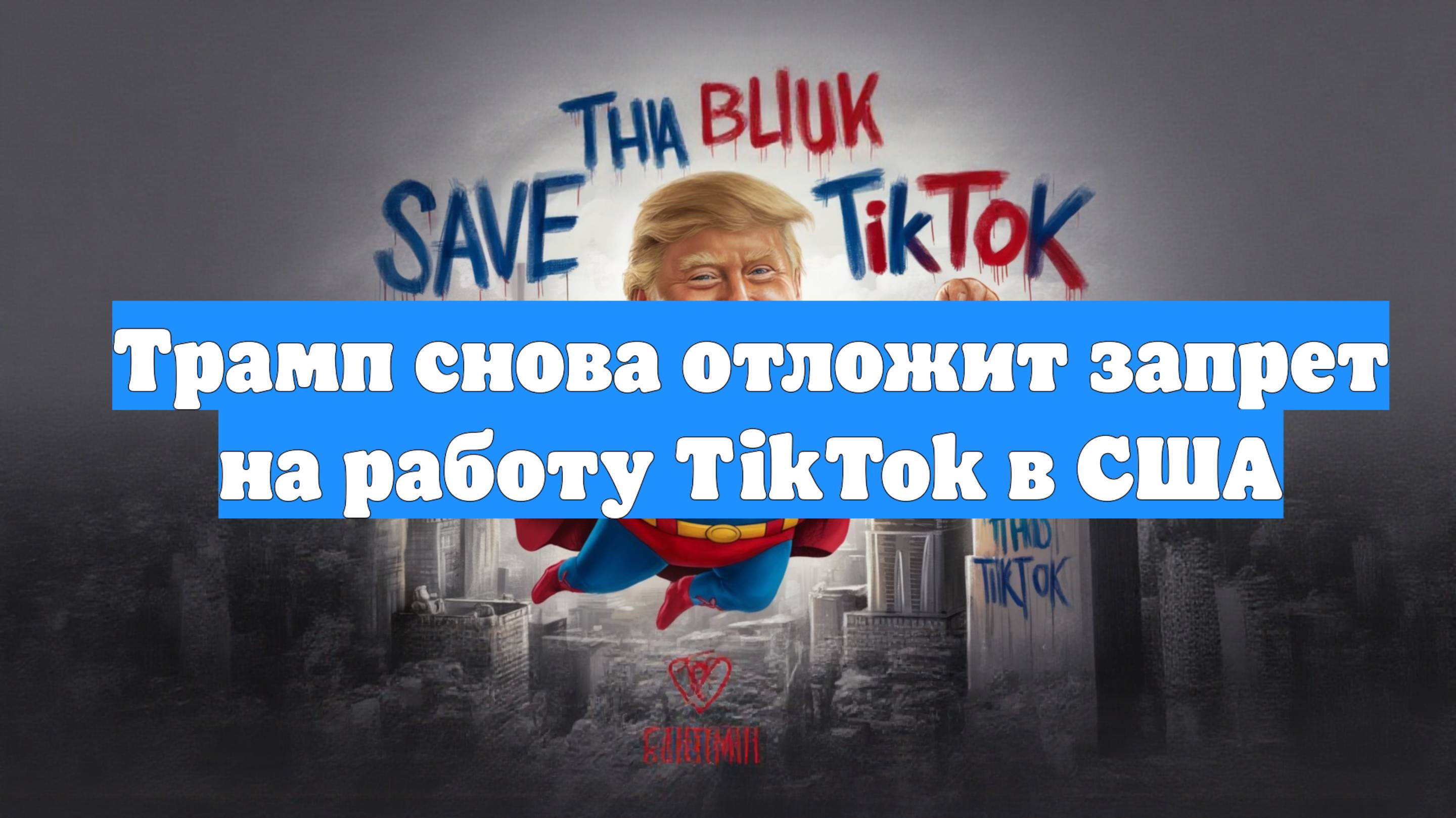 Трамп снова отложит запрет на работу TikTok в США