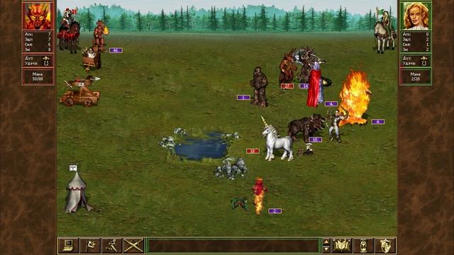 Heroes III, Клинок Армагеддона, вслепую, 200%, с.10 э.15 ТЩЕТНОСТ