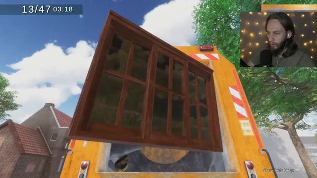 Я УПРАВЛЯЮ МУСОРОВОЗОМ! | GARBAGE TRUCK SIMULATOR #01