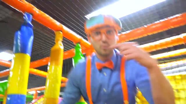 Блиппи (Blippi) - Блиппи посещает игровую зону!   Блиппи на Русском   Изучай этот Мир вместе с Блипп