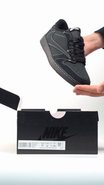 Travis Scott x Nike Air Jordan 1 Low Black Phantom