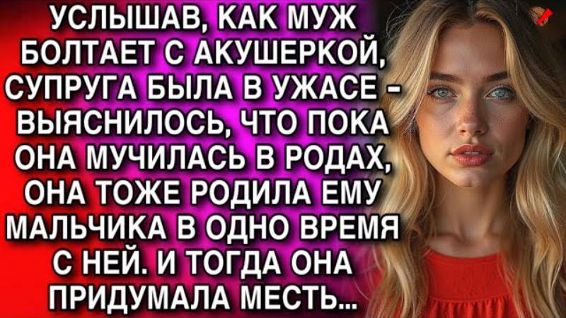 Истории из жизни. УСЛЫШАВ КАК МУЖ БОЛТАЕТ С АКУШЕРКОЙ Аудио рассказы, Жизненные истории слушать