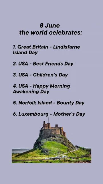 8 June the world celebrates #holiday #happy #popular #june
