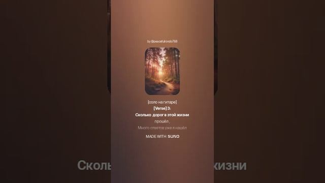 Путь-дорога пусть будет легка.На стихи Ольги Варламовой 71 от 03.12.2024 г.