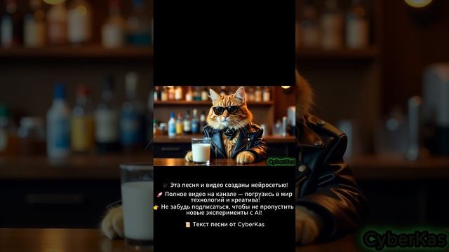 Молоко вместо виски, но в глазах — адский жар! #музыка #Коты #метал2025