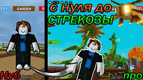 С нуля до стрекозы в Grow a Garden