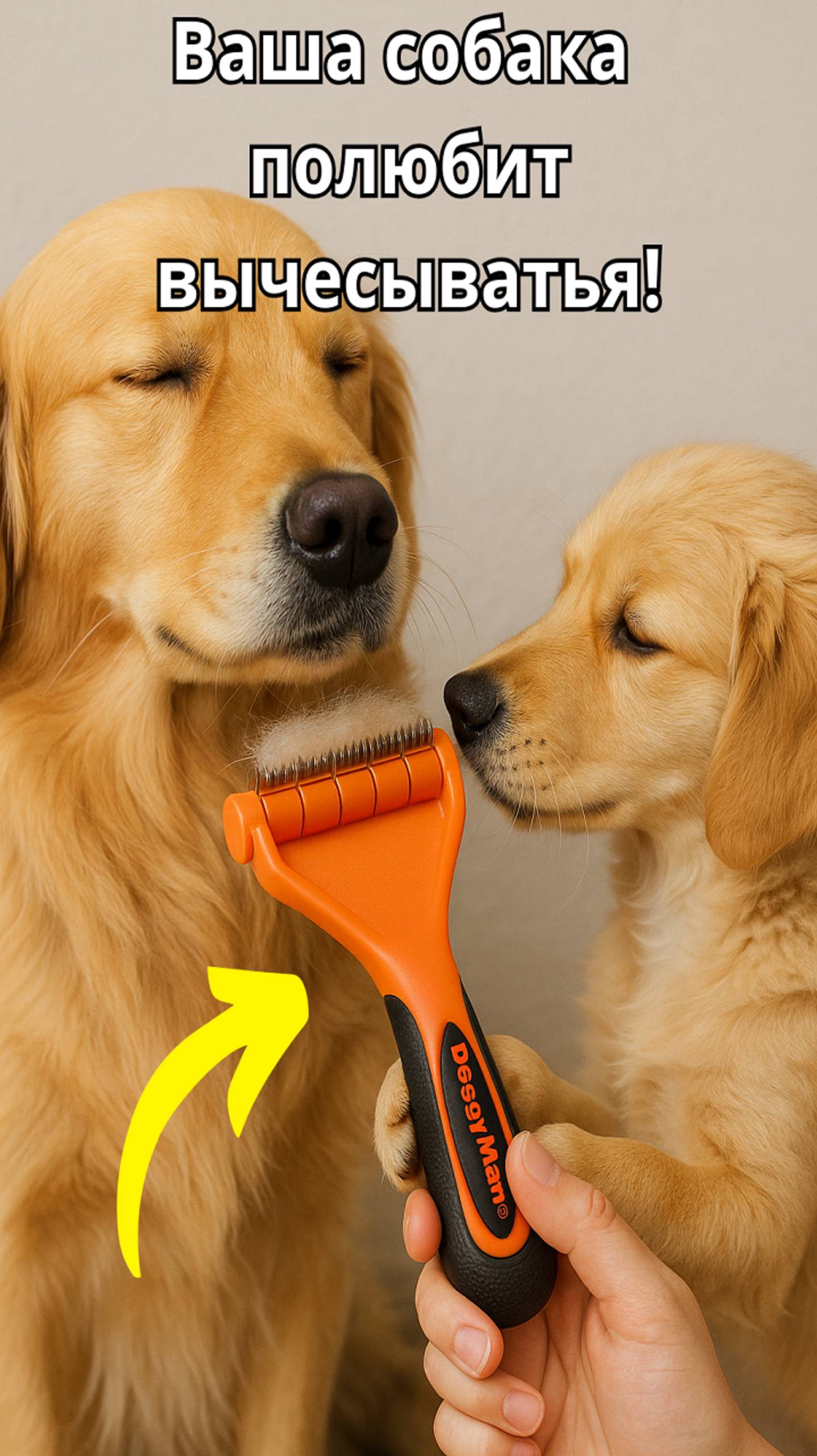 🐕 Теперь Ваш Питомец ПОЛЮБИТ ВЫЧЕСЫВАТЬСЯ!