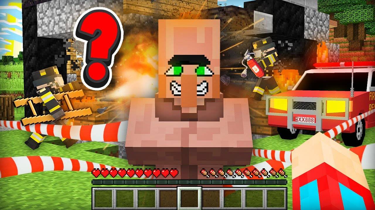 ЗРЯ Я ПОПРОСИЛ ЖИТЕЛЯ ПРИСМОТРЕТЬ ЗА МОИМ ДОМОМ В МАЙНКРАФТ  Компот Minecraft