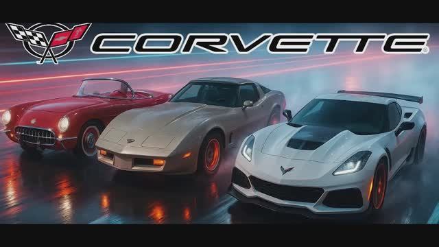 Chevrolet Corvette: все модели с 1953 по 2025.