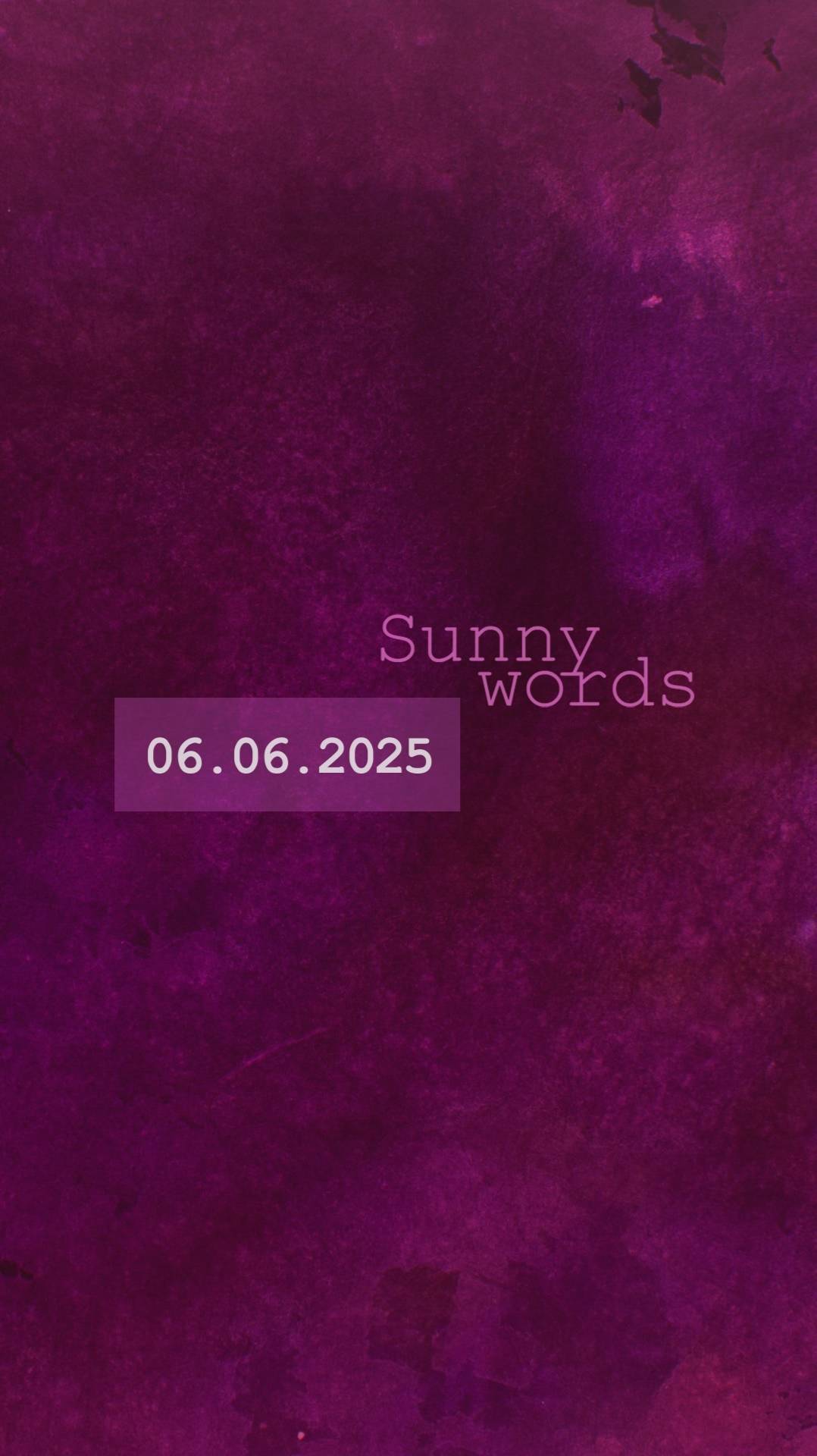 Солнечные слова #величие 06 июня 2025 🤗☀️