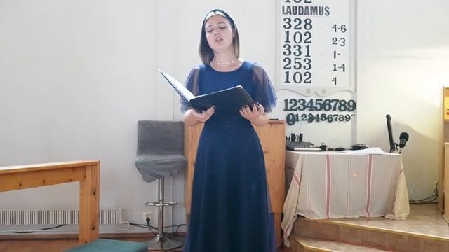 Дария Гаврилова исполняет "Аве Мария" Верди. Орган — Александр Цветков. Сортавала, 1 июня