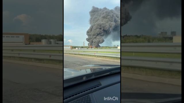 Пожар в Пушкино