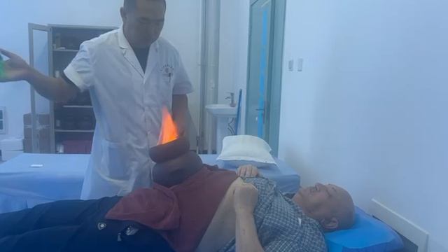 Процедура "Огненный дракон" в санатории "Рабочий" | Китайская медицина в действии