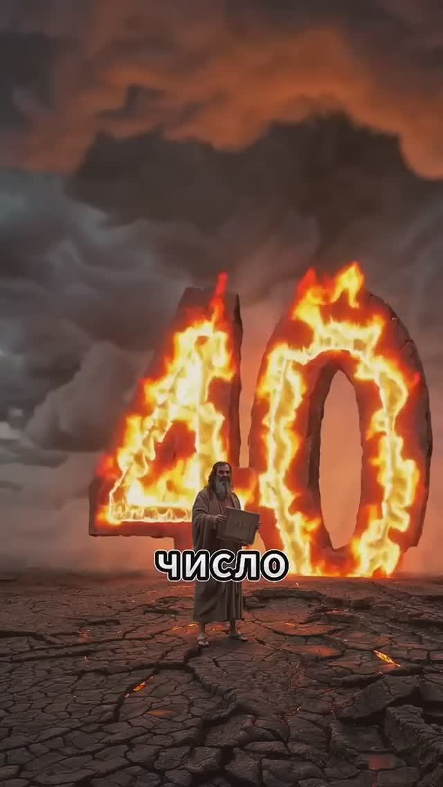 ❓❗Что означает число 40 в Библии.
