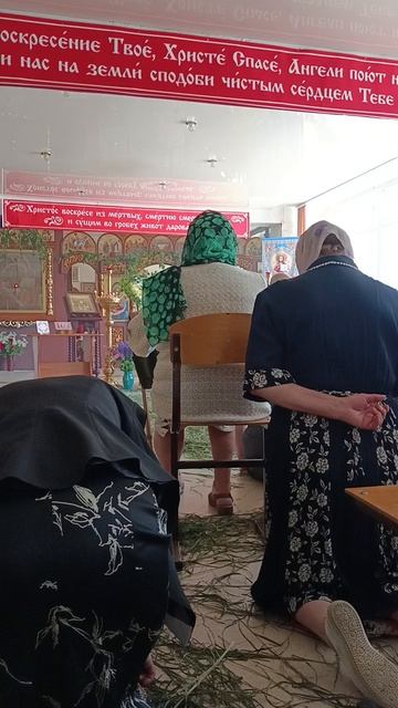 коленопреклонные на Троицу