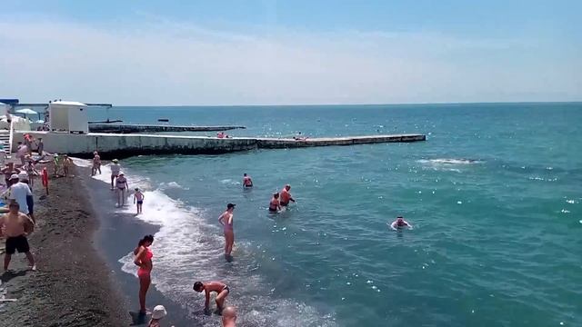 Шок на пляжах Сочи в июне: море водорослей, медуз и туристов 😎