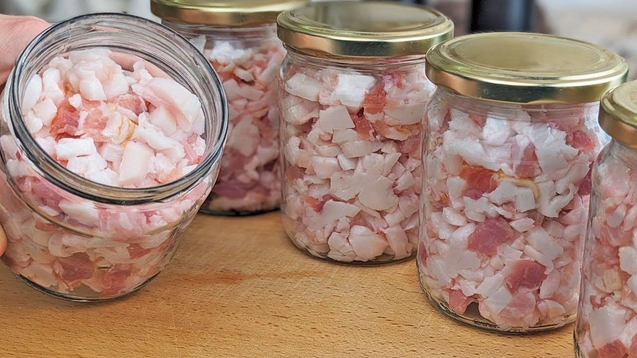 Не сало а СКАЗКА Тает во рту как масло! Закусочное сало с чесноком и пряностями в банке!