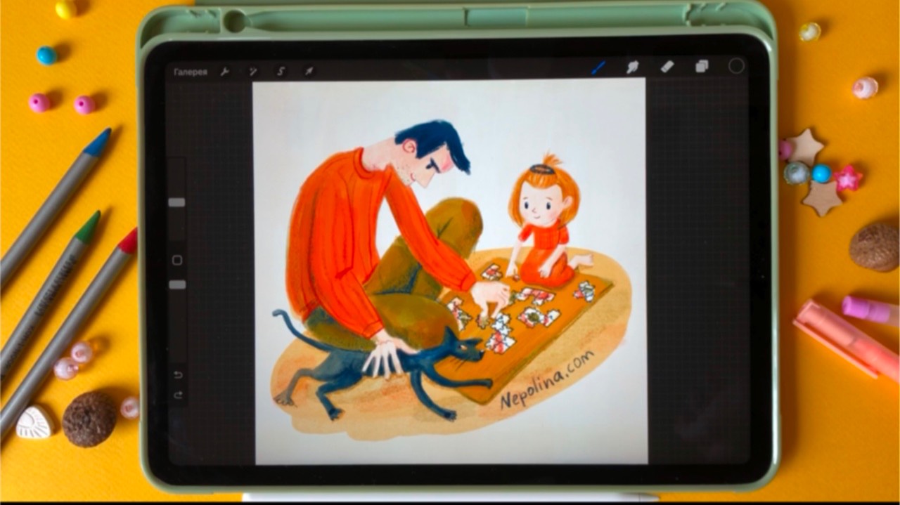 Как сделать скетч живым? Показываю на примере в Procreate
