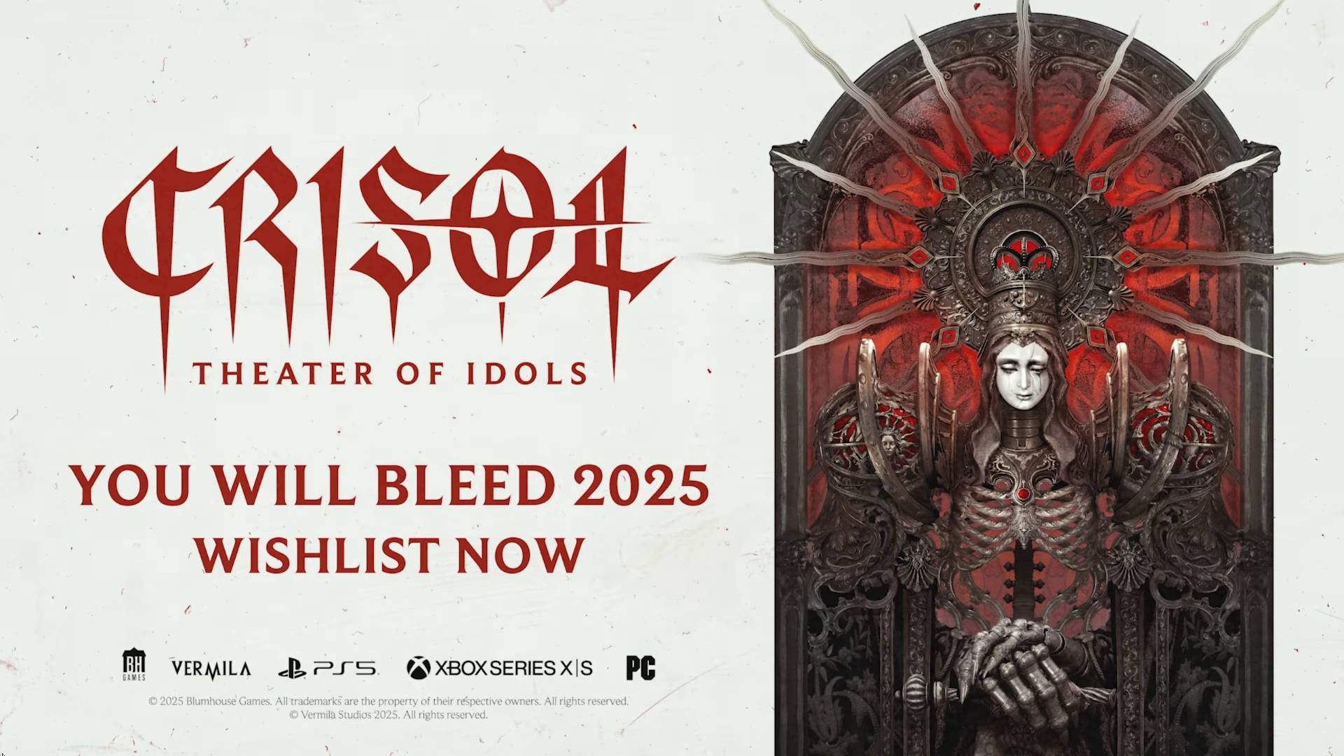 Crisol: Theater of Idols. Анонс игры с запахом костров инквизиции.