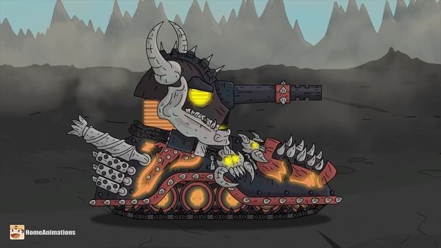 HomeAnimations – Мультики про танки  Битва двух армий - Мультики про танки