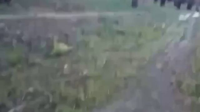 Перехват оптоволоконного FPV при помощи ножниц.