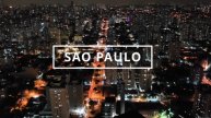 Сан-Паоло Бразилия, кадры с дрона.