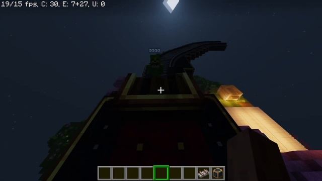 Строим с даней железную дрогу с помощью мода create в Minecra