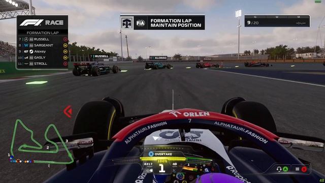 F1 23 Парная карьера сезон 1 этап 1: Бахрейн