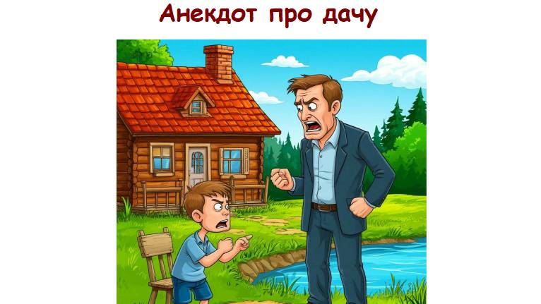 Анекдот про дачу