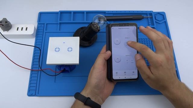 Набор устройств  умного дома Tuya Smart (wifi розетка, сенсорный выключатель света, датчик открытия)