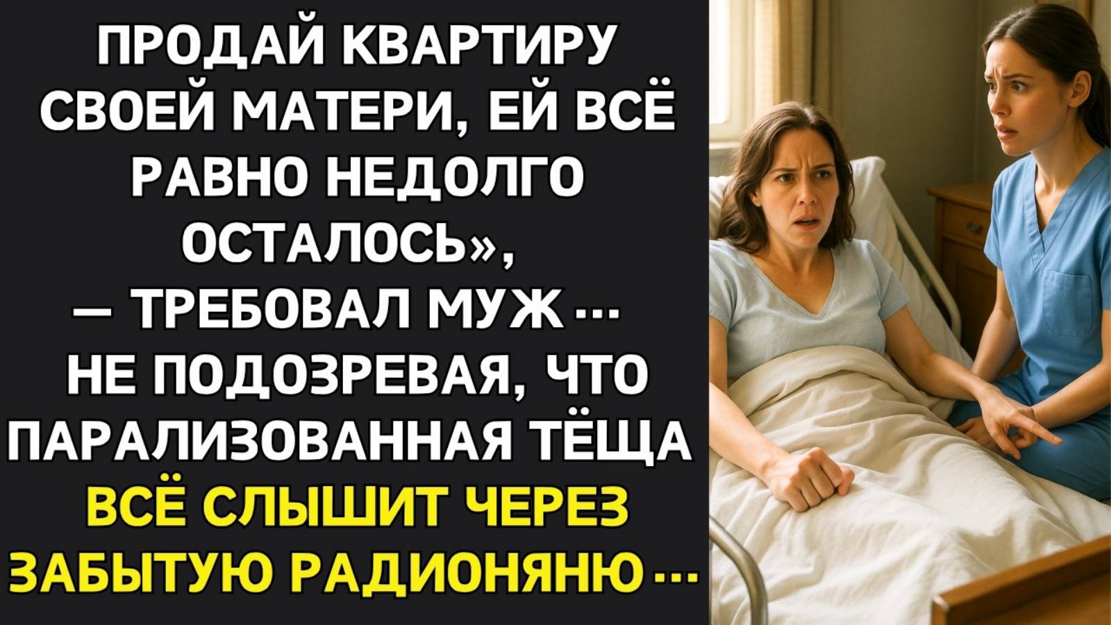 Истории из жизни. Продай квартиру матери требовал муж Аудио рассказы, Жизненные истории слушать
