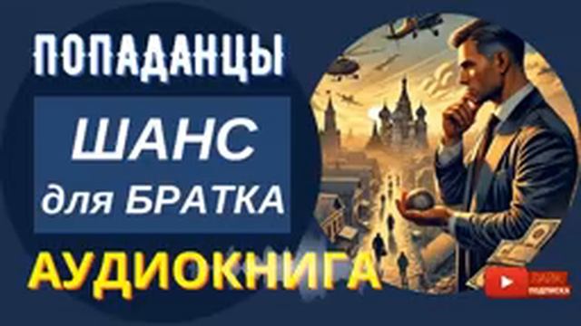 АУДИОКНИГА // Шанс для братка: Бригадир из 90х в роли попаданца / Боевик, попаданцы, фантастика