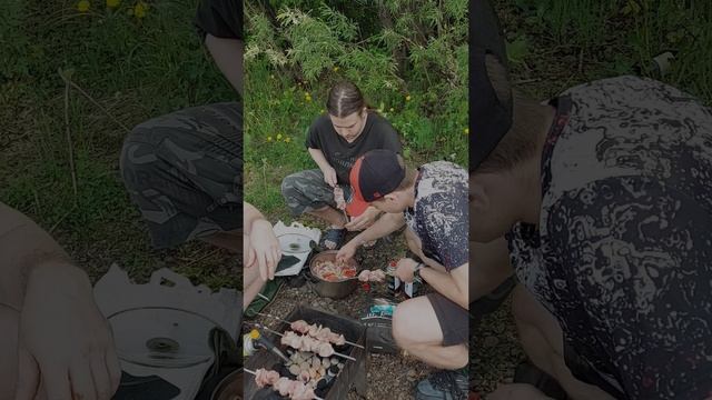 Шашлыки на Енисее #shorts