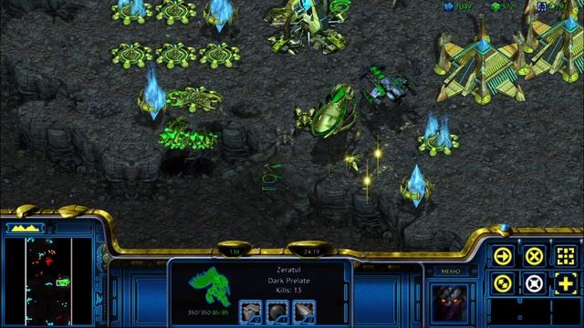 Starcraft Remastered: UEDAIP - 3.10 миссия - Eye of the Storm