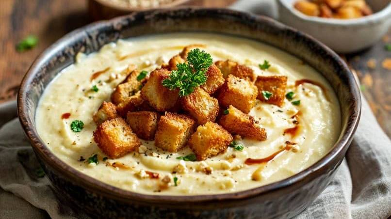 Картофельный суп-пюре со сливками