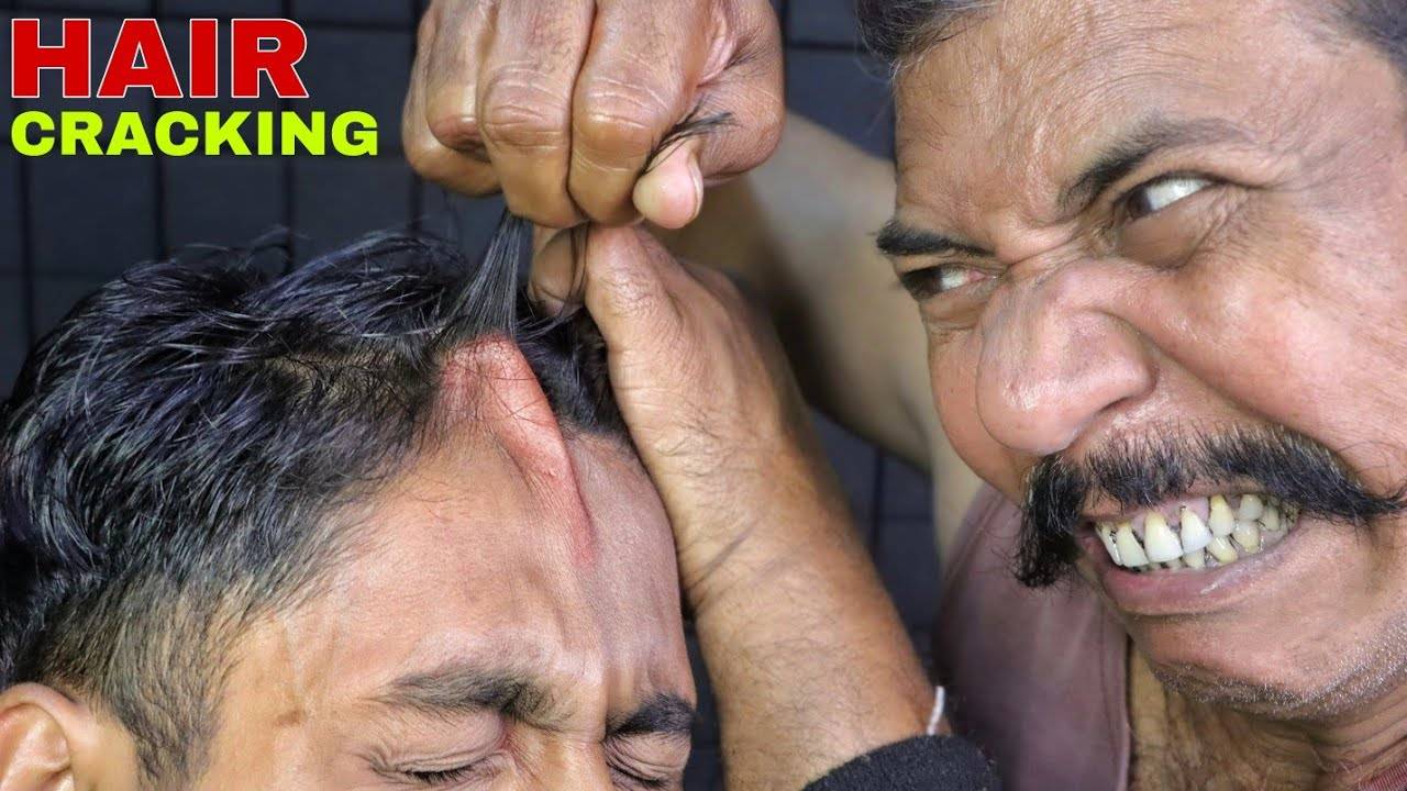 Ultimate Hair Cracking & ASMR Head Massage ｜ Deep Oil Massage, Forehead Relaxation & Neck Cracking