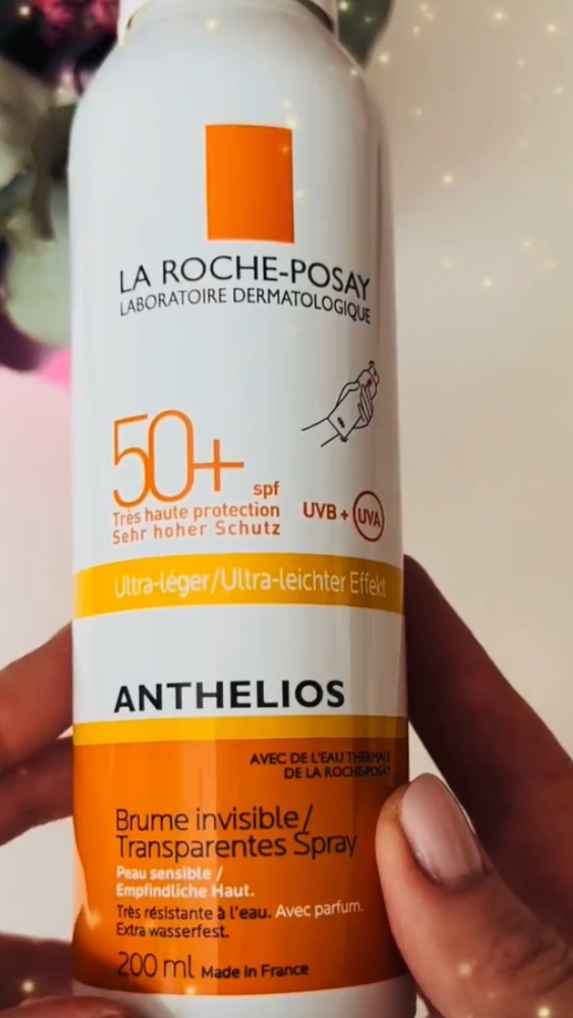 Обзор СПРЕЯ-ВУАЛЬ ДЛЯ ЛИЦА И ТЕЛА SPF50+ LA ROCHE-POSAY anthelios 🧡
