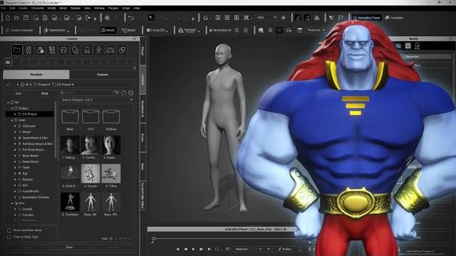 Создание стилизованного комикс-персонажа в Character Creator и ZBrush