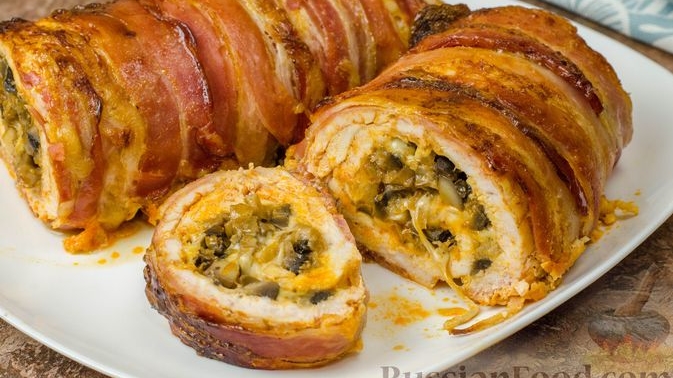 Куриный рулет с сыром🧀