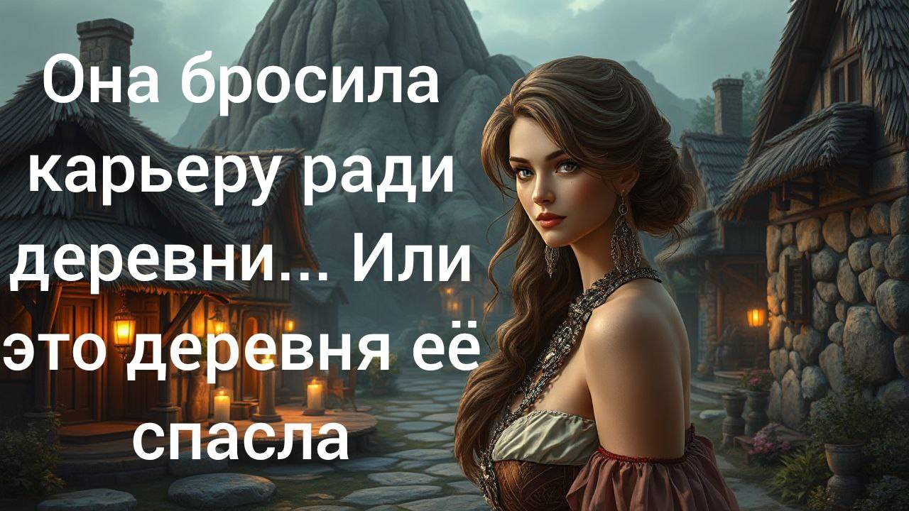 Она бросила карьеру ради деревни... Или это деревня её спасла