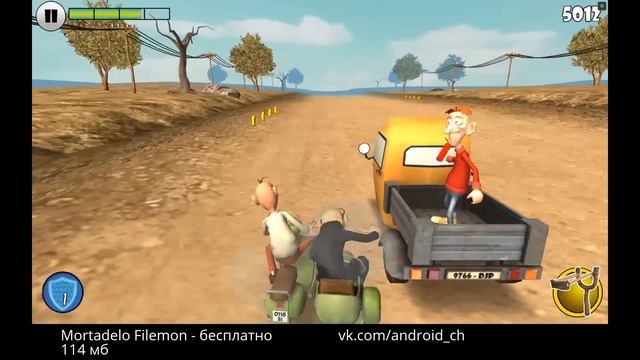 Mortadelo Filemon - прикольные гонки на движке Unreal Engine на Android