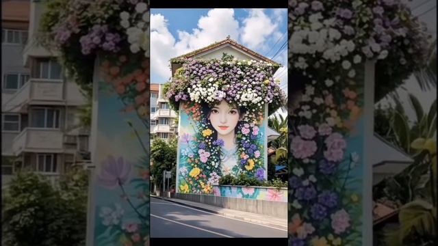 Рисунки на домах